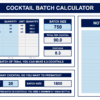 COCKTAIL BATCH CALCULATOR