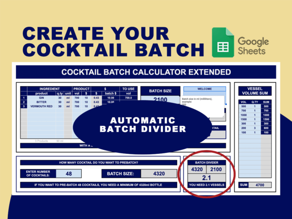 Cocktail Batch Calculator - Extended - Image 4